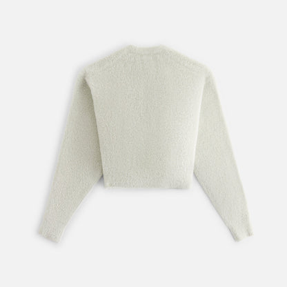 Kith Women Mica Mohair Logo Sweater - Pebble