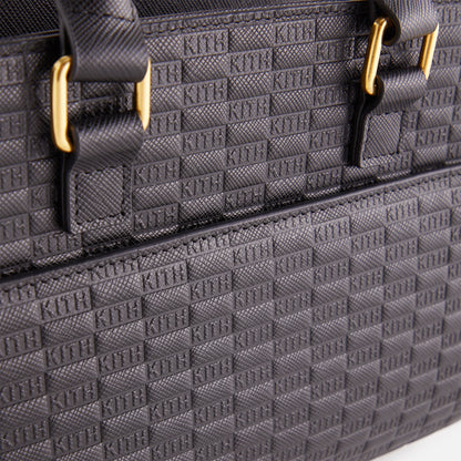 Kith Women Monogram Mini Document Bag - Black