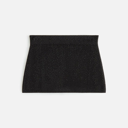 Kith Women Ember Studded Knit Mini Skirt - Black