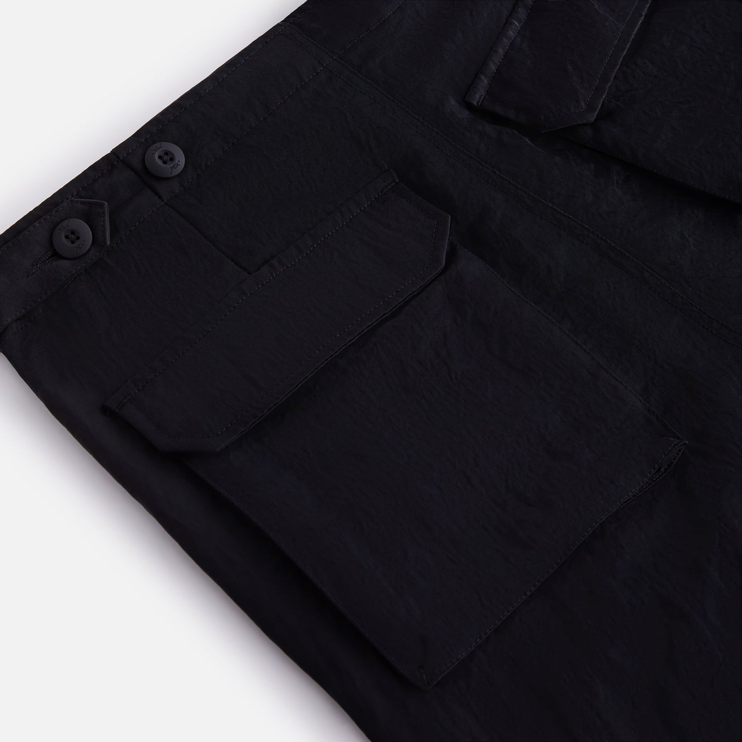 Kith Women Allyn Nylon Mid Rise Cargo - Black