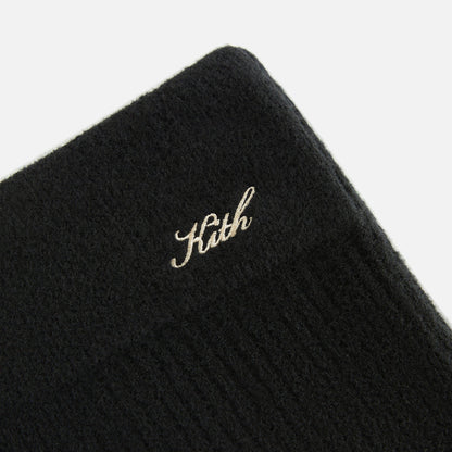 Kith Women Arys Plush Rib Mini Skirt - Black