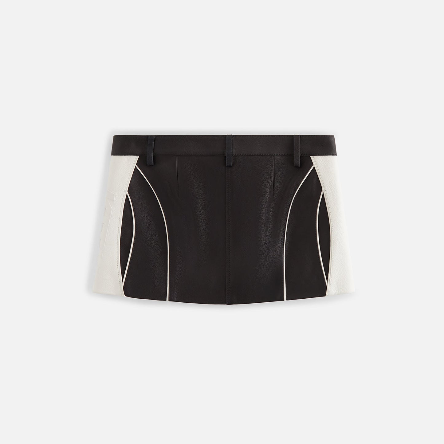 Kith Women Ren Leather Mini Skirt - Black