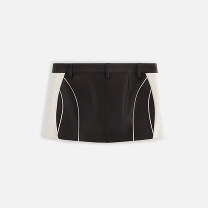 Kith Women Ren Leather Mini Skirt - Black