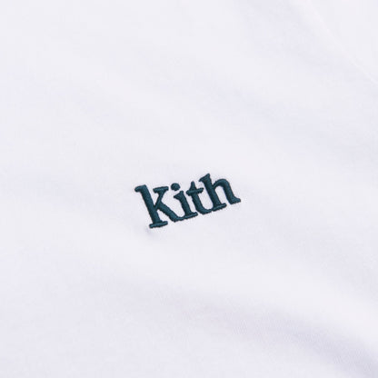 Kith Women Lucy II Cropped Long Sleeve Tee - White