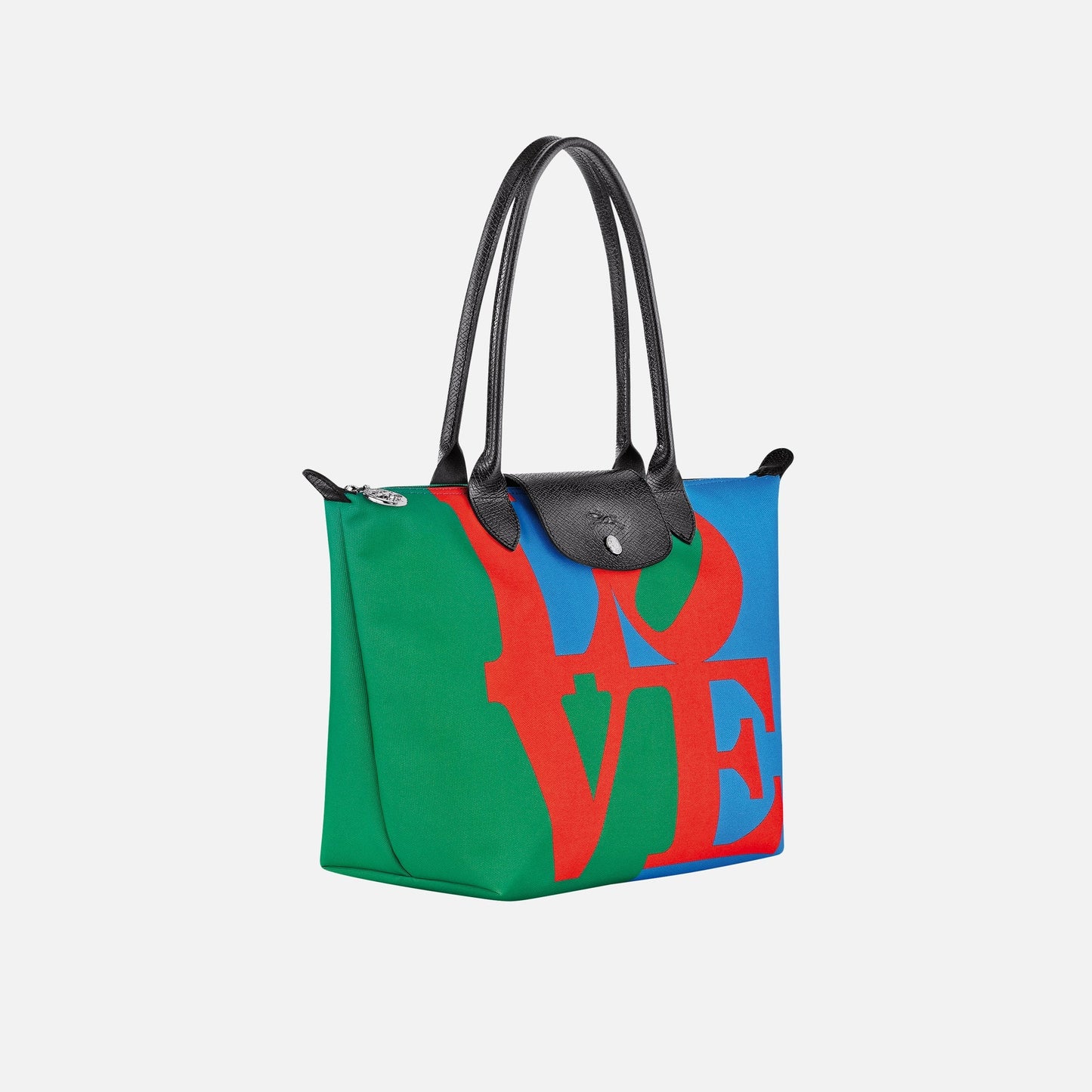 Longchamp x Robert Indiana Tote Bag - Red