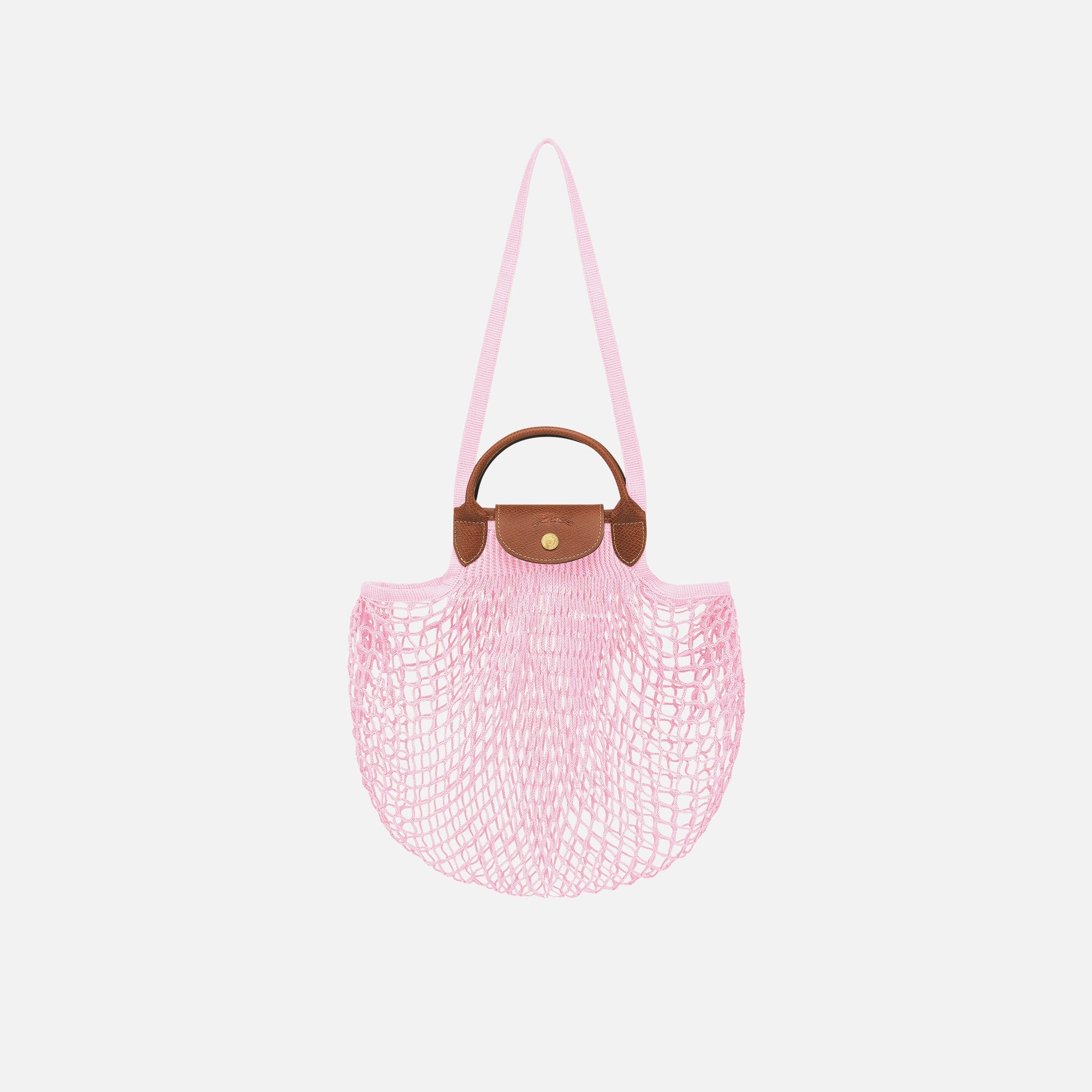 Longchamp Le Pliage Filet Knit Bag - Pink