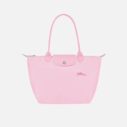 Longchamp Le Pliage Green Small Shoulder Tote - Pink