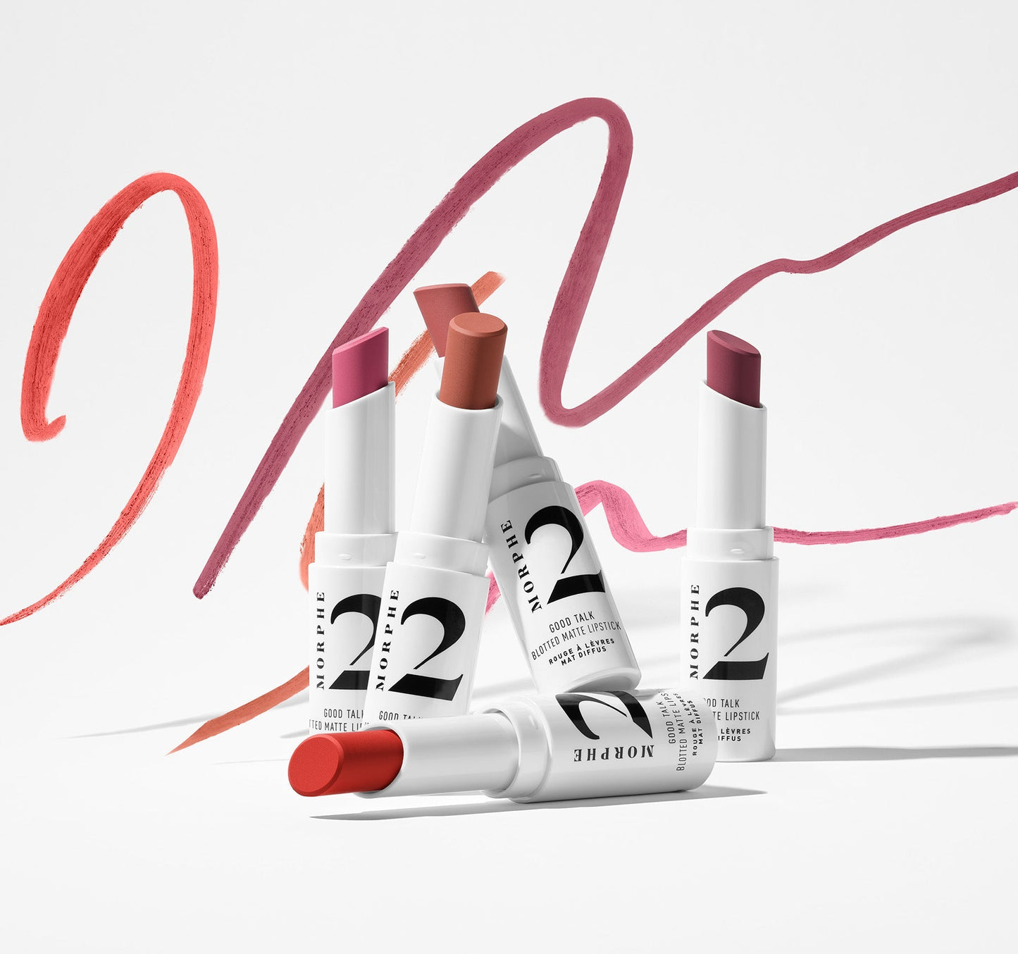 Good Talk Blotted Matte Lipstick- Rebel Red