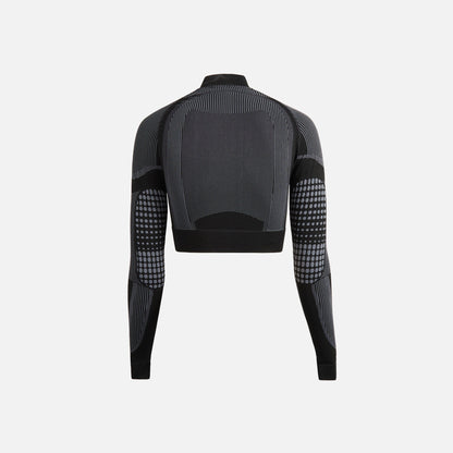 MISBHV Sport Europa Cropped Quarter Zip Long Sleeve - Black