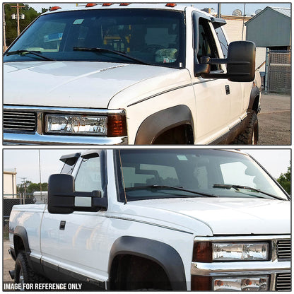 Powered Towing Mirrors (Pair)<br>88-00 Chevy GMC C/K 1500 2500 3500