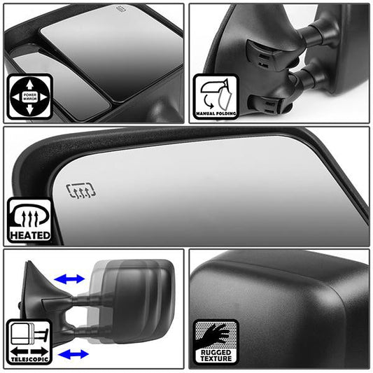 Manual Heated Towing Mirror (Left)<br>04-14 Nissan Titan, Armada