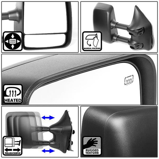 Manual Heated Towing Mirror (Right)<br>04-14 Nissan Titan, Armada