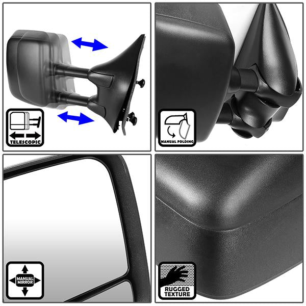 Manual Towing Mirror (Right)<br>05-15 Nissan Frontier