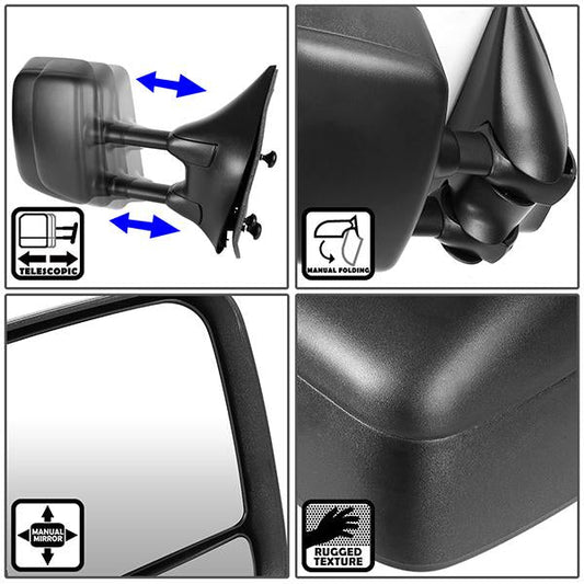 Manual Towing Mirror (Right)<br>05-15 Nissan Frontier