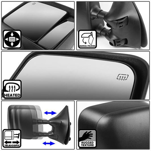 Manual Heated Towing Mirror (Right)<br>05-15 Nissan Frontier
