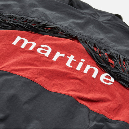 Martine Rose Fringe Track Jacket - Burgundy