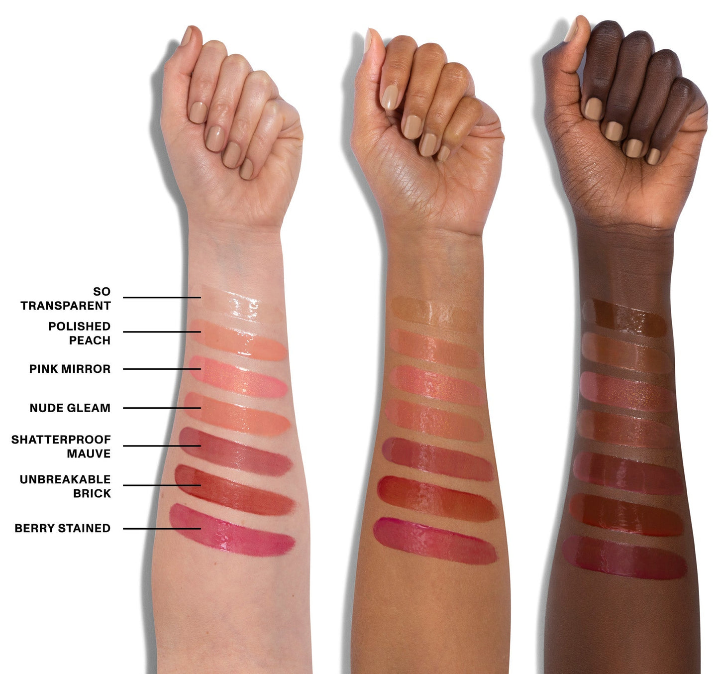 Dripglass Glazed High Shine Lip Gloss - Shatterproof Mauve