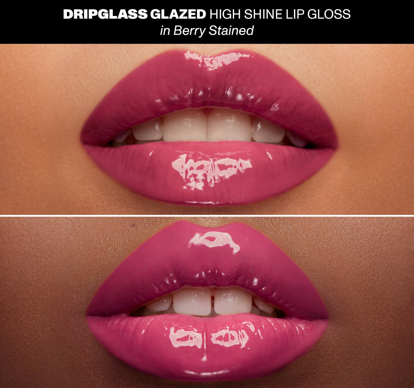 Dripglass Glazed High Shine Lip Gloss - Berry Stained