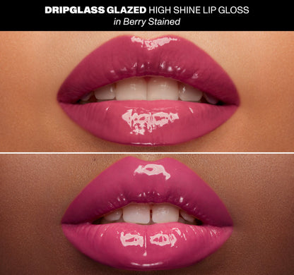 Dripglass Glazed High Shine Lip Gloss - Berry Stained