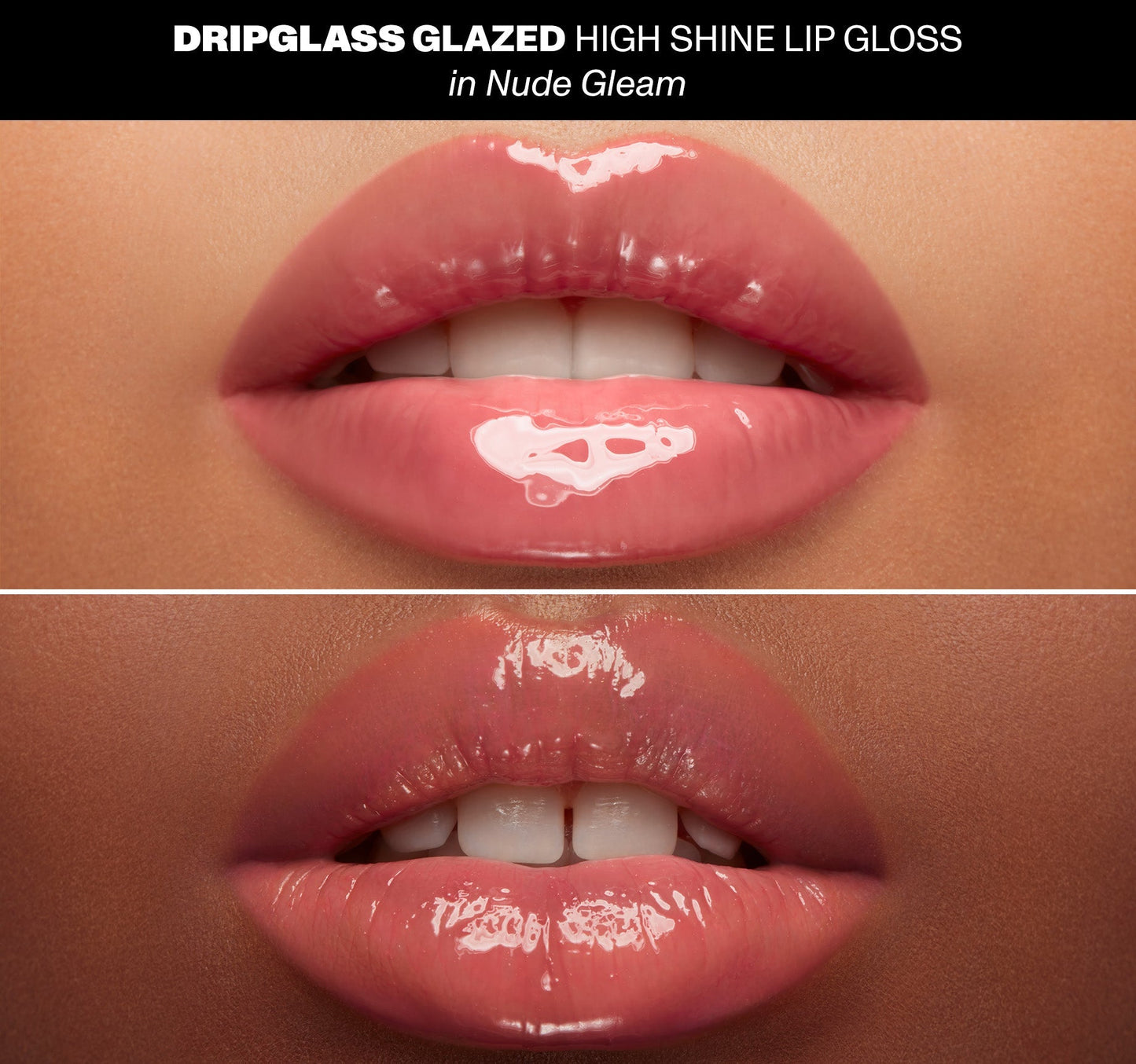 Dripglass Glazed High Shine Lip Gloss - Nude Gleam