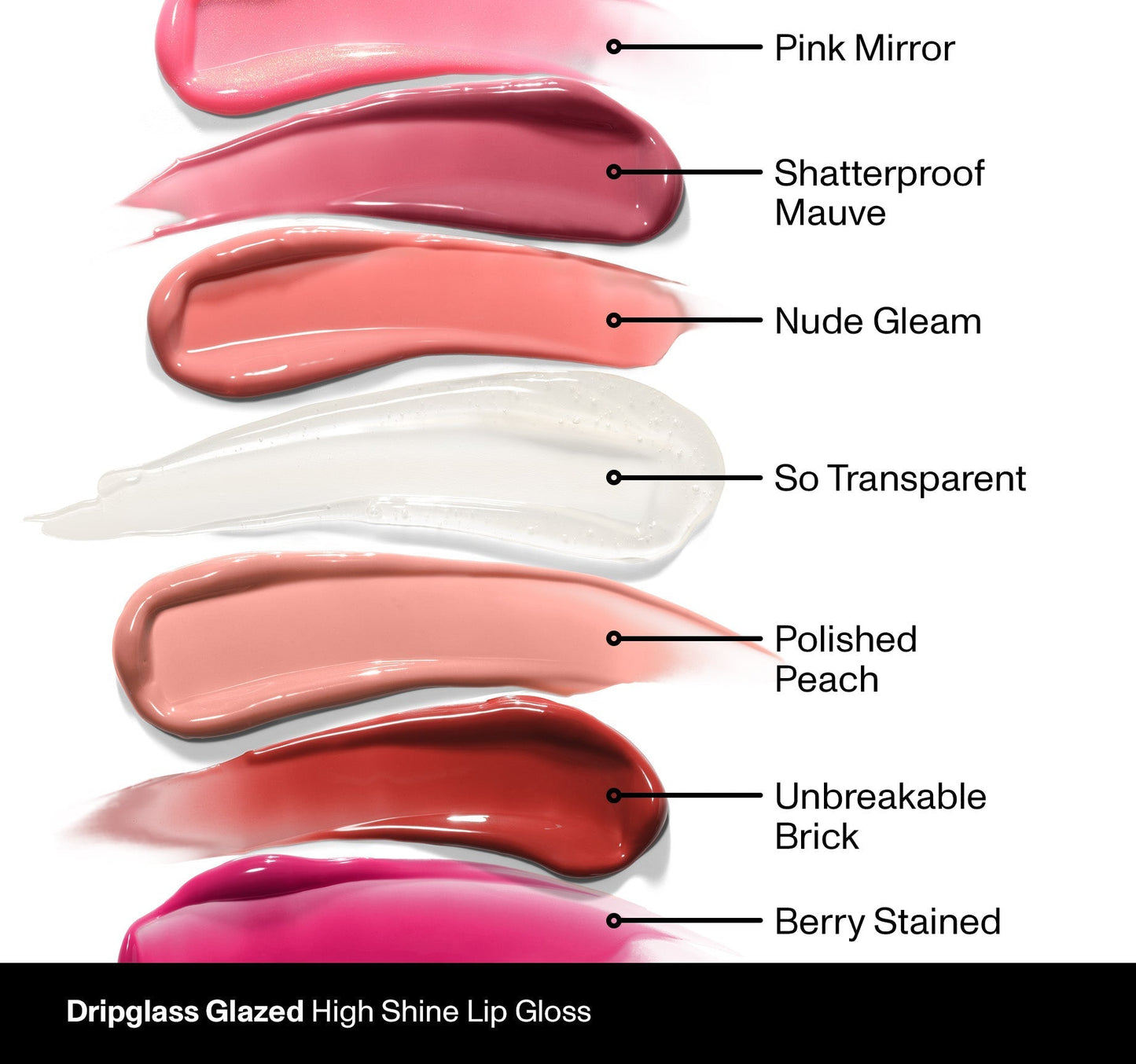 Dripglass Glazed High Shine Lip Gloss - Polished Peach