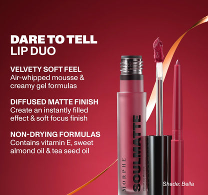Dare To Tell Lip Duo (Burnt Cranberry)