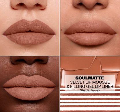 Soulmatte Velvet Lip Mousse - Honey