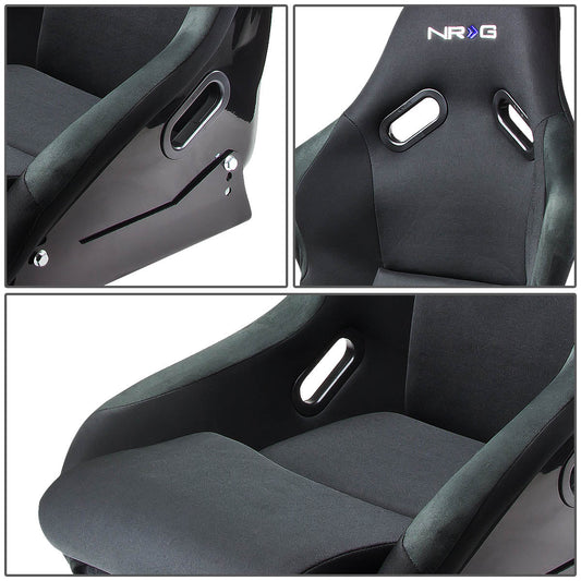 Fiber Glass Bucket Racing Seat 23 W x 18 D x 34 H in. - FRP-300BK