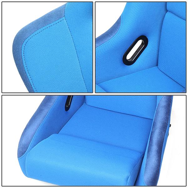 Fiber Glass Bucket Racing Seat 23 W x 18 D x 34 H in. - FRP-300BL