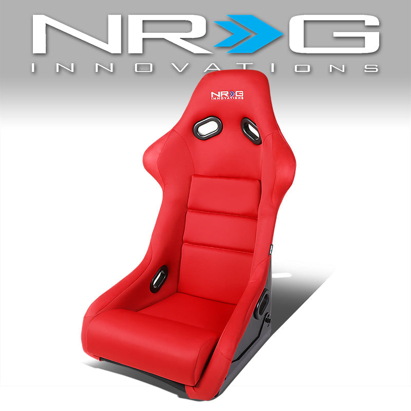 Red Fiberglass Fixed Back Bucket Racing Seat - FRP-300RD