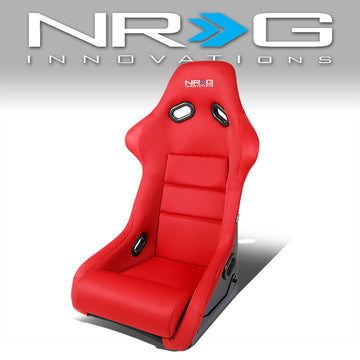 Red Fiberglass Fixed Back Bucket Racing Seat - FRP-300RD