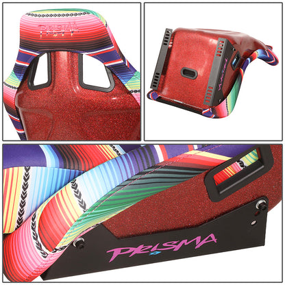 Vegan Micro Fiber Racing Seat w/Mount Bracket - FRP-302-MEXICALI