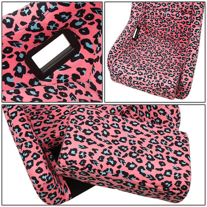 Vegan Micro Fiber Fixed Back Racing Bucket Seat - FRP-302-PK-SAVAGE