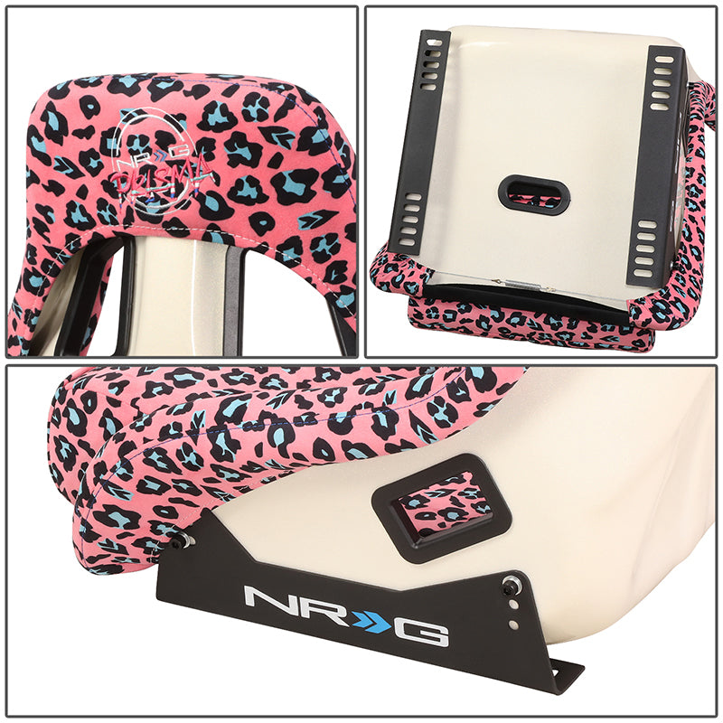 Vegan Micro Fiber Fixed Back Racing Bucket Seat - FRP-302-PK-SAVAGE