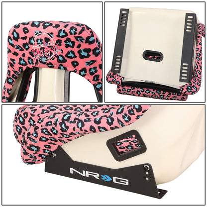 Vegan Micro Fiber Fixed Back Racing Bucket Seat - FRP-302-PK-SAVAGE