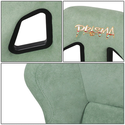 Vegan Micro Fiber Fixed Back Racing Bucket Seat - FRP-302OL-PRISMA