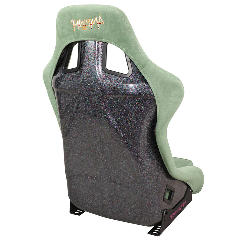 Vegan Micro Fiber Fixed Back Racing Bucket Seat - FRP-302OL-PRISMA