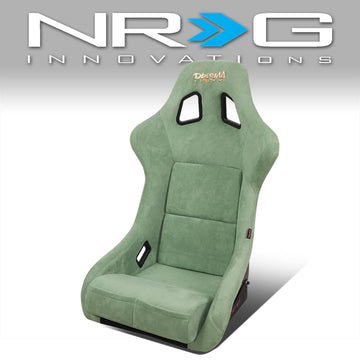 Vegan Micro Fiber Fixed Back Racing Bucket Seat - FRP-302OL-PRISMA