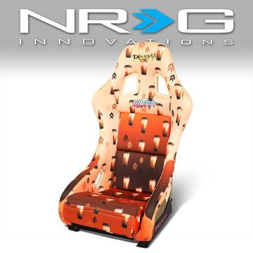 Vegan Satin Fixed Back Racing Bucket Seat - FRP-303-BOBA