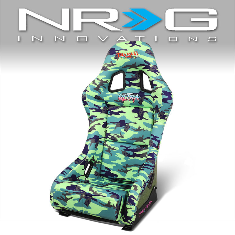 Vegan Satin Fixed Back Racing Bucket Seat - FRP-303-GIJ