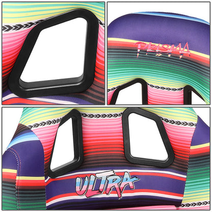 Vegan Micro Fiber Fixed Back Racing Bucket Seat - FRP-303-MEXICALI
