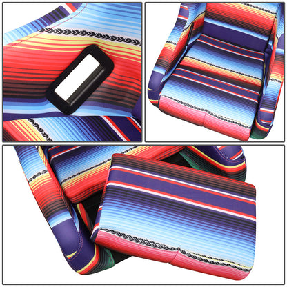 Vegan Micro Fiber Fixed Back Racing Bucket Seat - FRP-303-MEXICALI