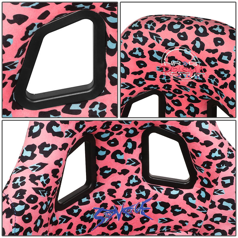 Vegan Micro Fiber Fix Back Racing Bucket Seat - FRP-303-PK-SAVAGE