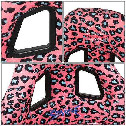 Vegan Micro Fiber Fix Back Racing Bucket Seat - FRP-303-PK-SAVAGE