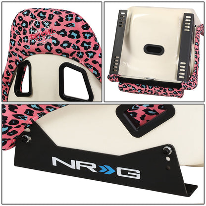 Vegan Micro Fiber Fix Back Racing Bucket Seat - FRP-303-PK-SAVAGE