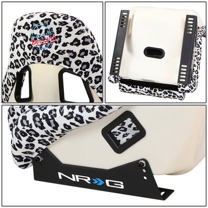 Vegan Micro Fiber Fix Back Racing Bucket Seat - FRP-303-WT-SAVAGE