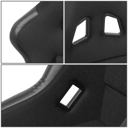 Medium Size Fiberglass Fixed Back Bucket Racing Seat - FRP-311