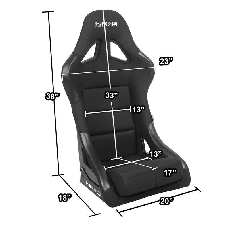 Small Size Fiberglass Fixed Back Bucket Racing Seat - FRP-330