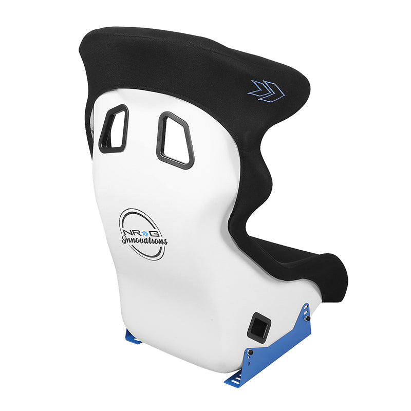 Microfiber Fiberglass Fixed Back Bucket Racing Seat w/Bracket - FRP-600WT