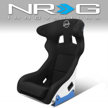 Microfiber Fiberglass Fixed Back Bucket Racing Seat w/Bracket - FRP-600WT